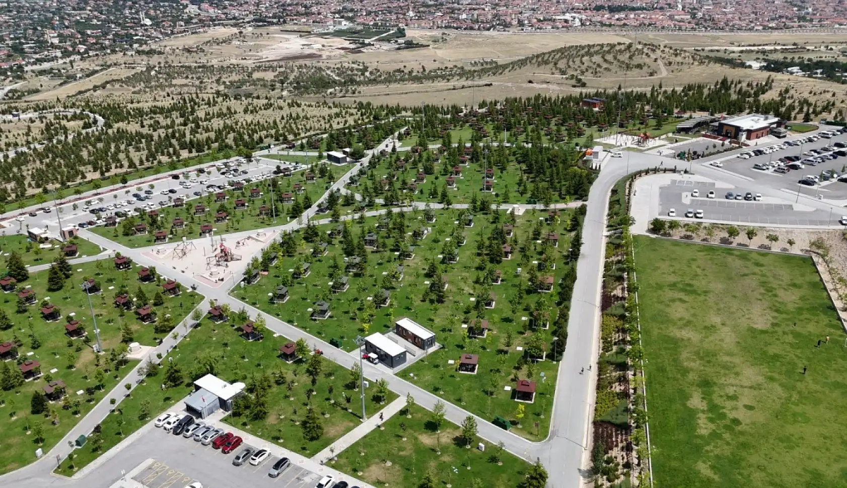 Konya'nın ortasında huzur molası! Şehri ayaklar altına seren tepe