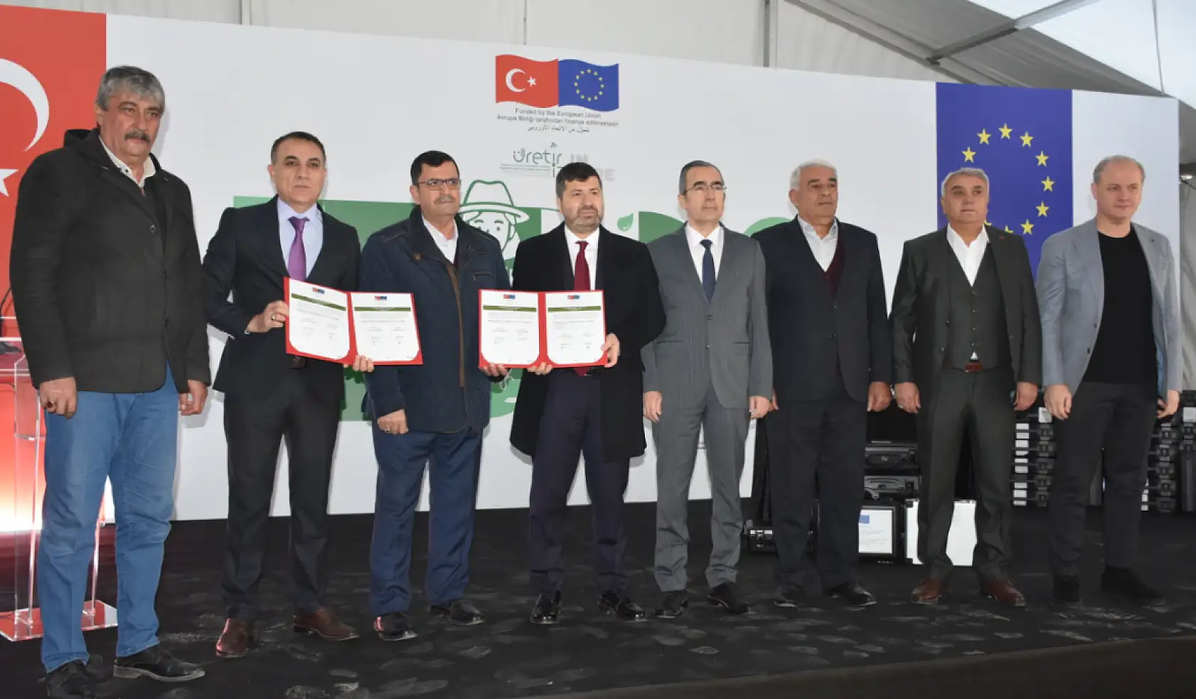 Konya'da çiftçilere destek!