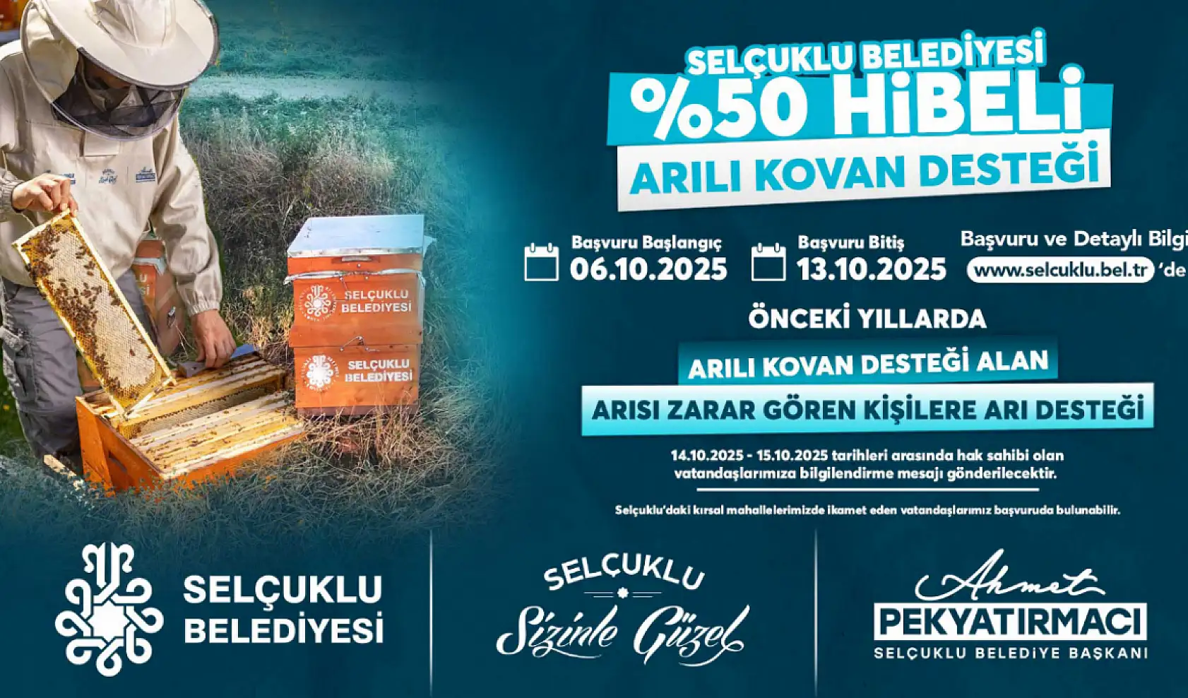 Konya'da üreticilere yönelik destek başladı: Son başvuru tarihi 13 Ekim!