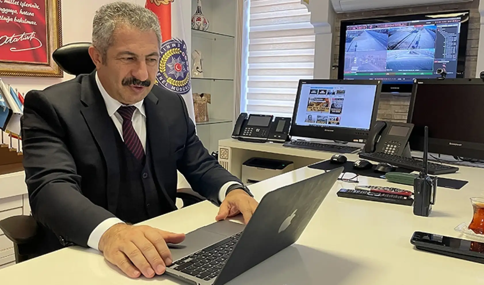 Konya'da Polis tam not aldı