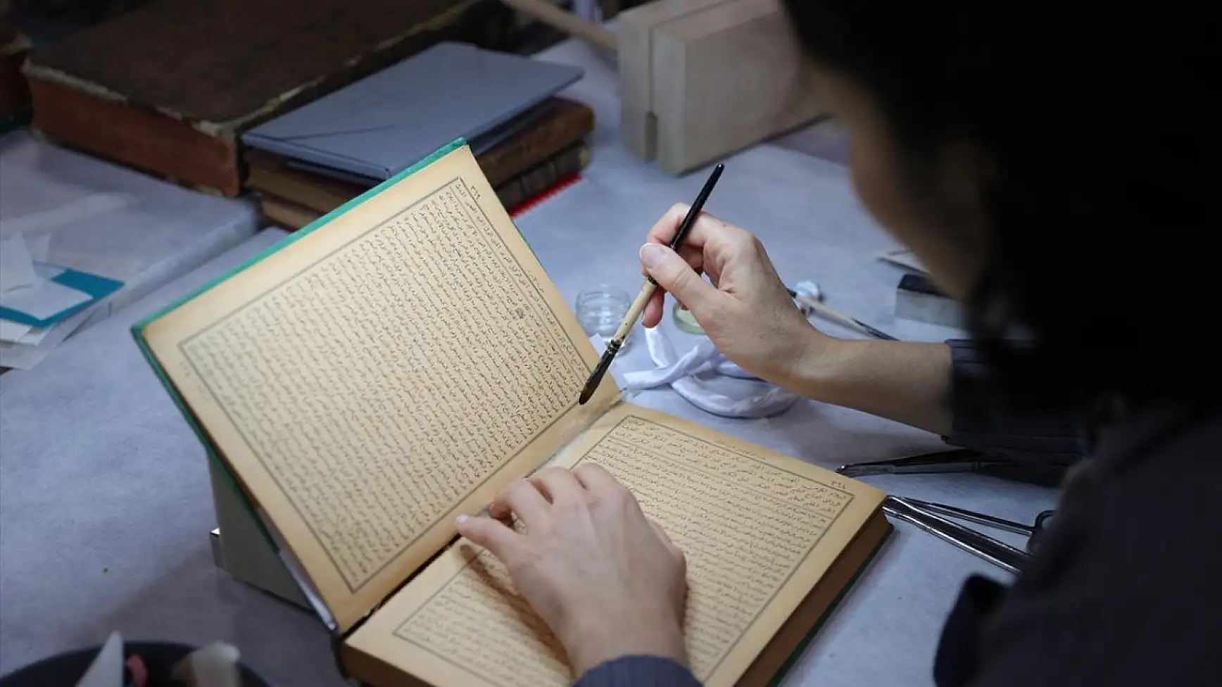 Yüzlerce yıllık eserler Cumhurbaşkanlığı Millet Kütüphanesi'nde 