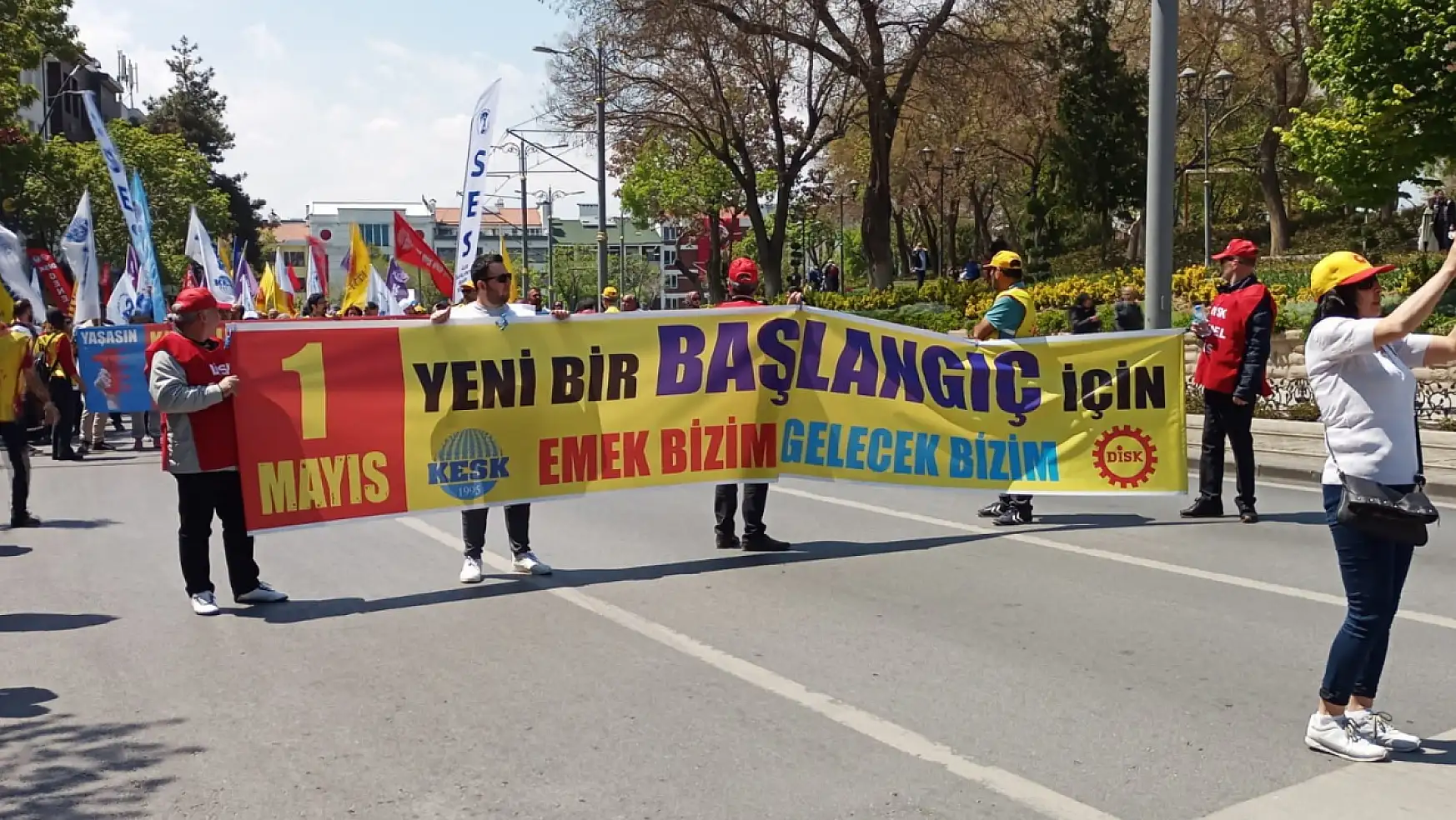 1 Mayıs İşçi Bayramı Konya'da coşkuyla kutlandı