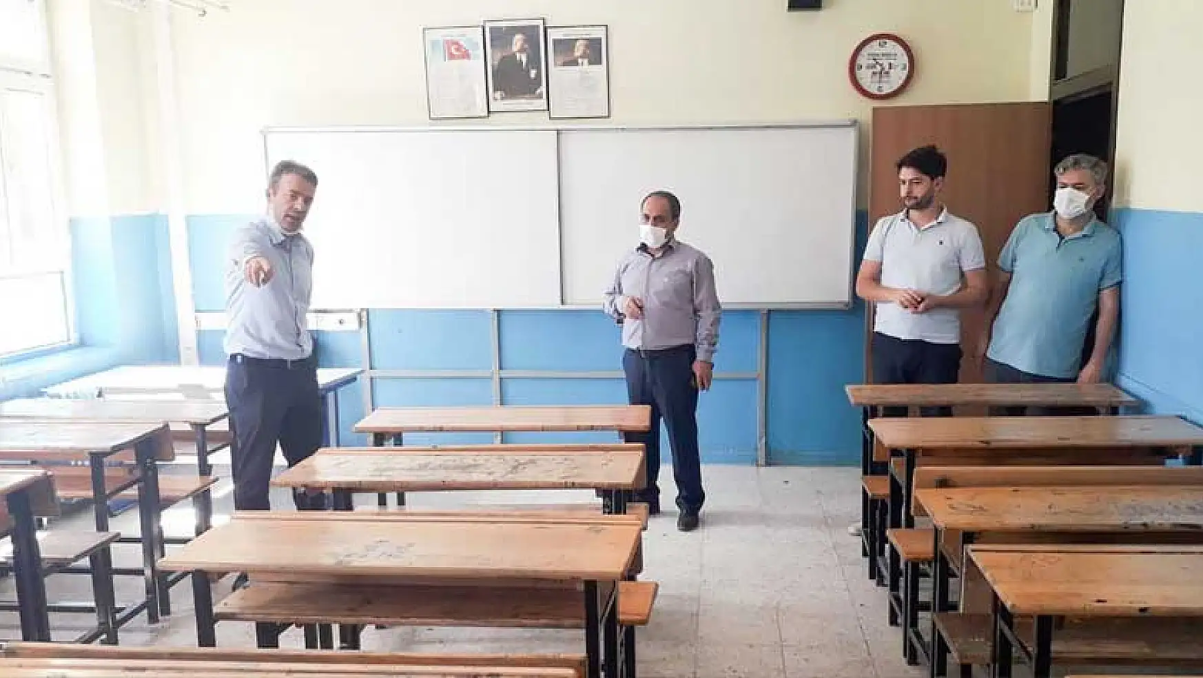 Konya Yunak'ta okullar sınava hazır
