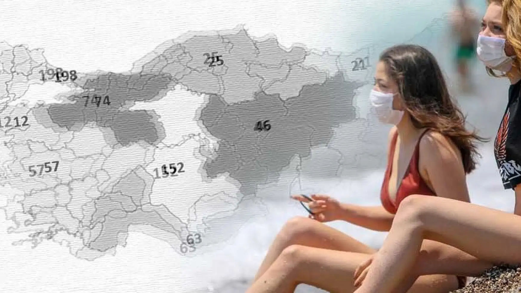 Otelleri yüzde 50 kapasiteyle dolan Antalya bayrama bu koronavirüs vakalarıyla giriyor