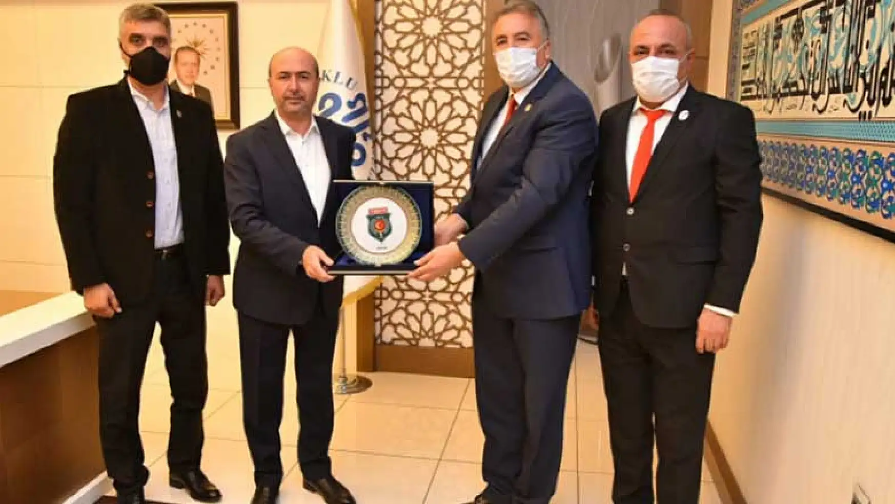 Gazi Süleyman Ege'den Selçuklu Belediye Başkanı Pekyatırmacı'ya ziyaret