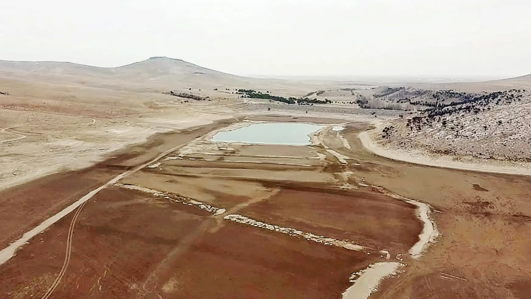 Konya'da birçok baraj, göl ve gölet dip seviyeleri gördü