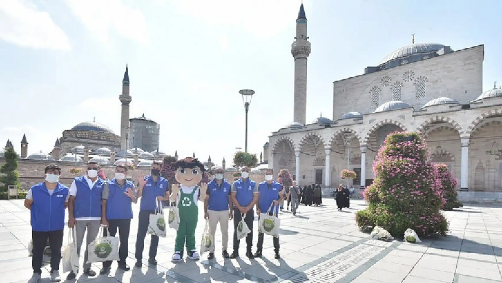 Konya'da sıfır atık çalışmalarının yeni üyesi 'Karacan' sahaya indi