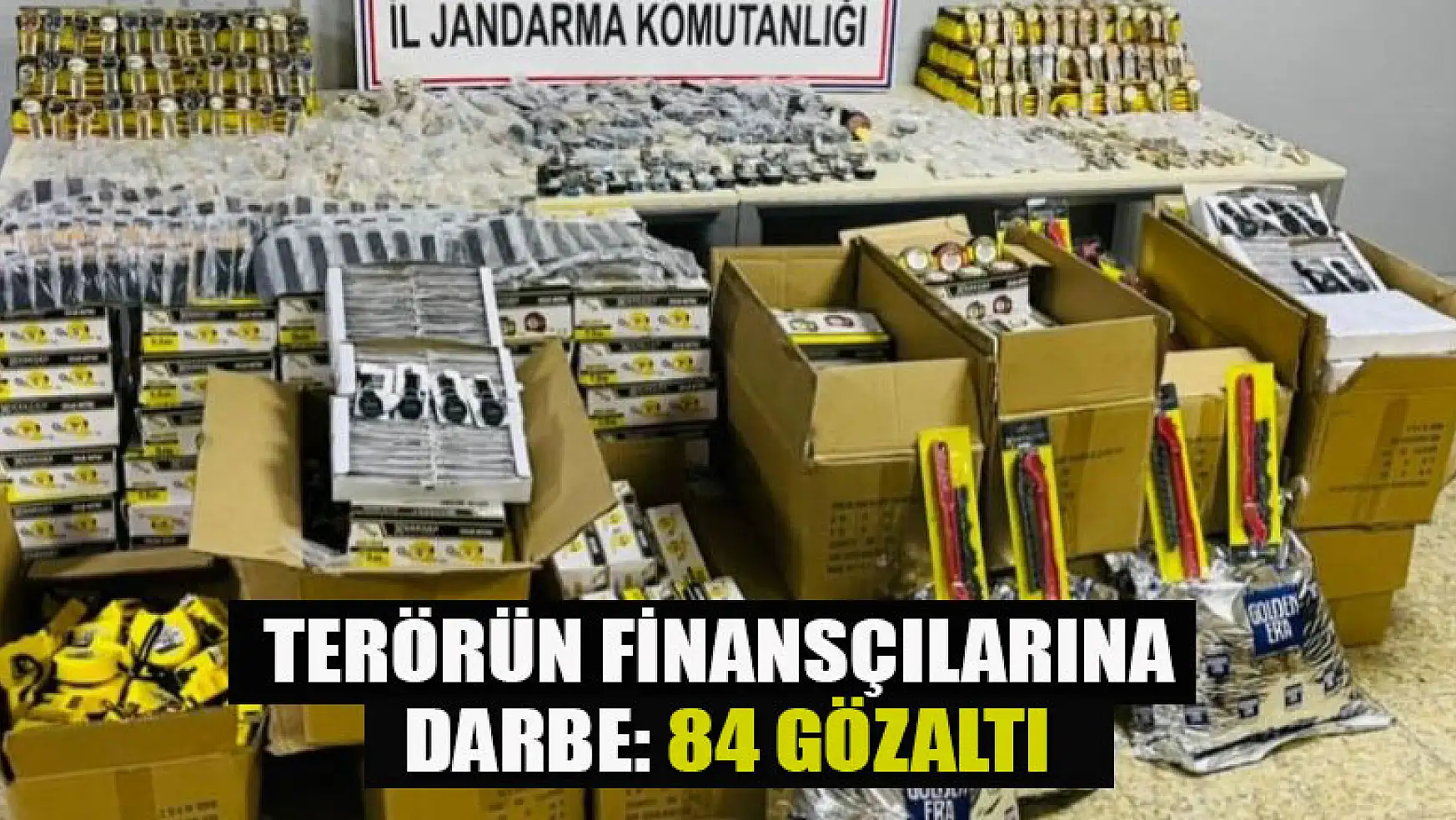 Terörün finansçılarına darbe: 84 gözaltı