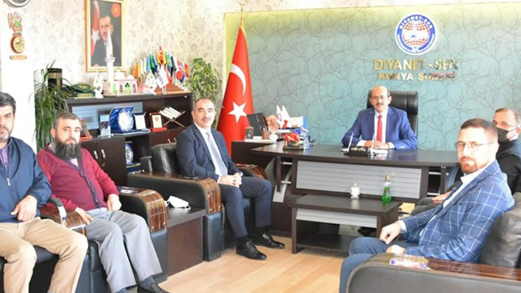 AK Parti Karatay İlçe Başkanı Mehmet Genç'ten ziyaret