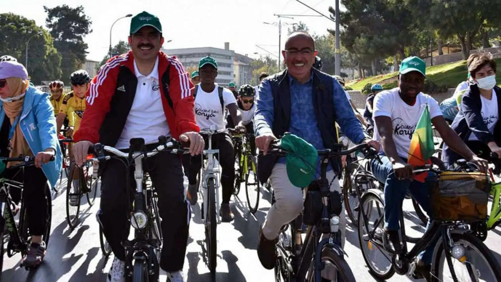 Konya Bisiklet Festivali'nde bisiklet turu coşkusu