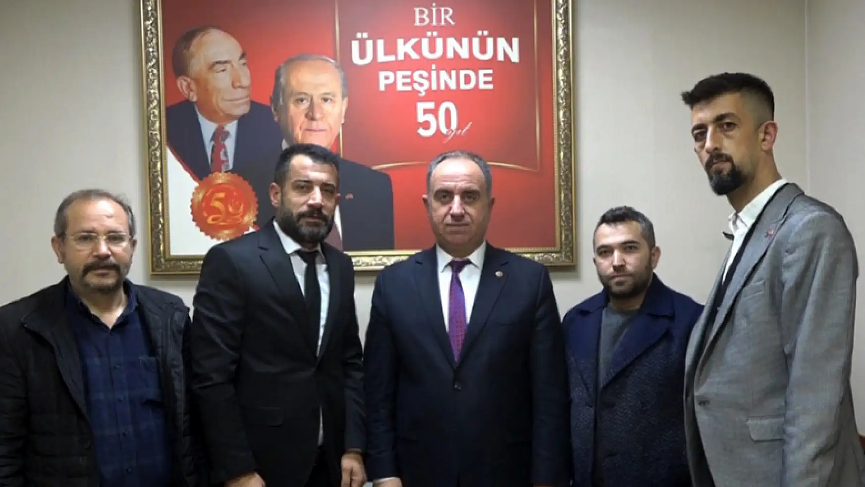 Ahmet Ateş'ten MHP İl Başkanı Karaarslan'a ziyaret