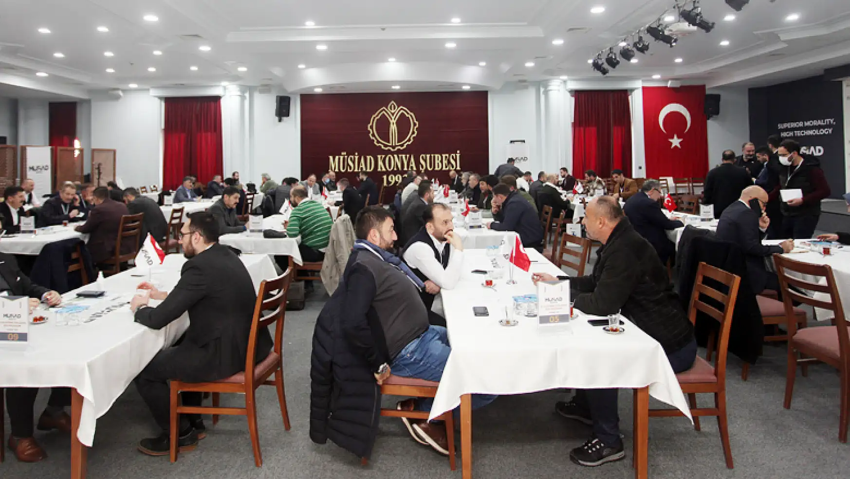 MÜSİAD Konya ve Sakaryalı iş adamları iş geliştirme toplantısı düzenledi