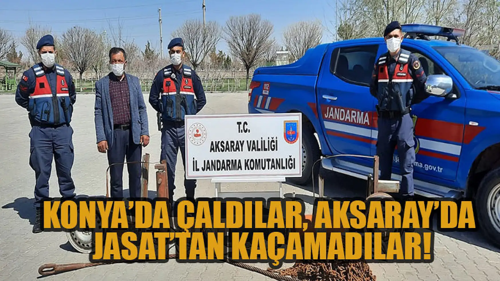 Konya'da çaldılar, Aksaray'da JASAT'tan kaçamadılar