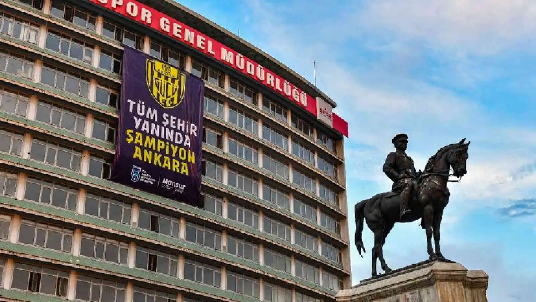 Büyükşehir'den Ankaragücü'ne şampiyonluk yolunda moral desteği