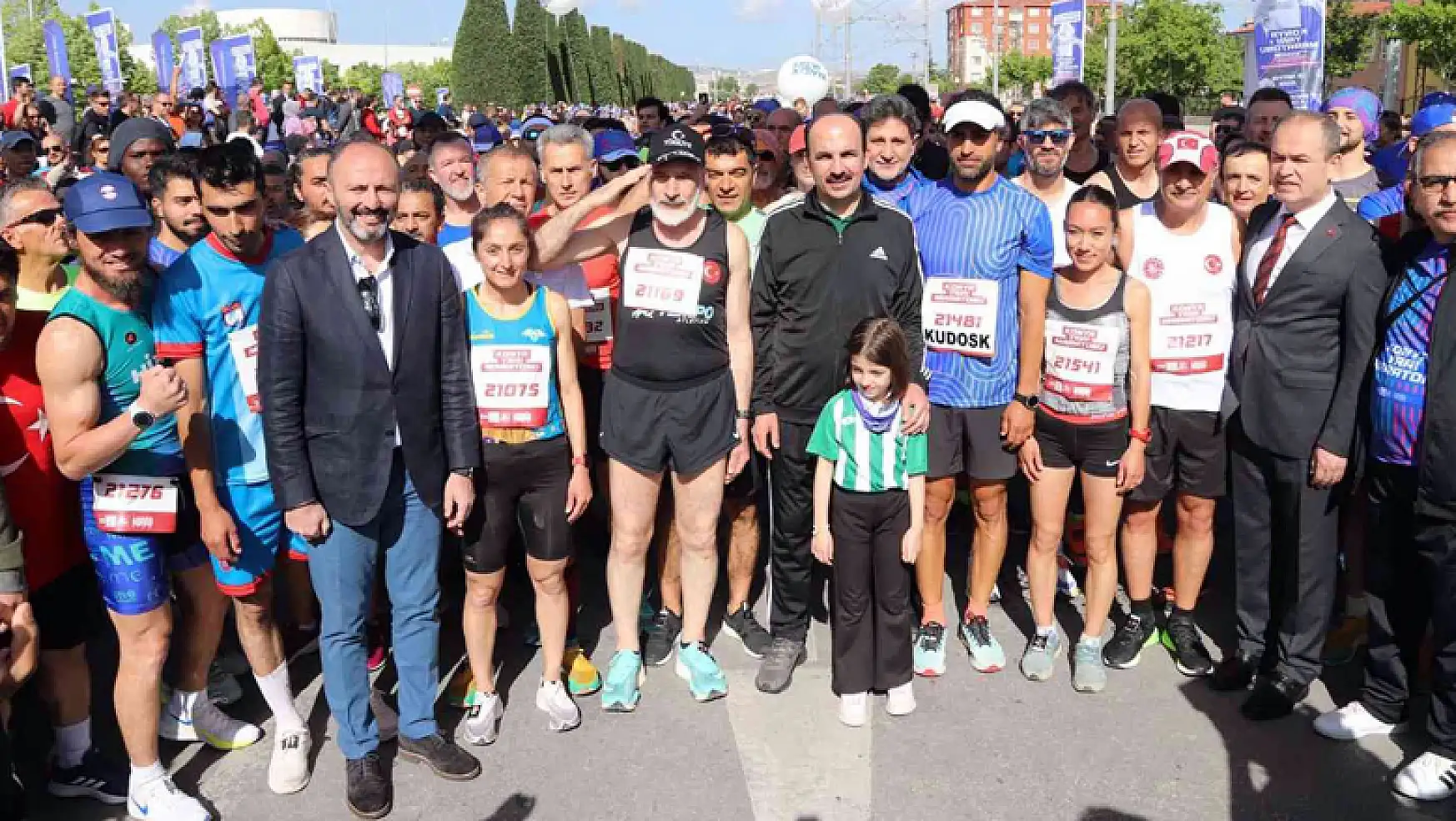 Konya'da yarı maraton coşkusu