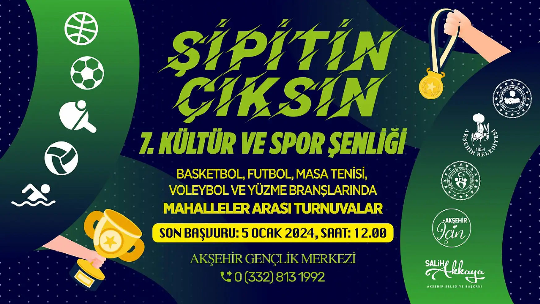 Akşehir'de Şipitin Çıksın 7. Kültür ve Spor Şenliği müracaatları başladı!