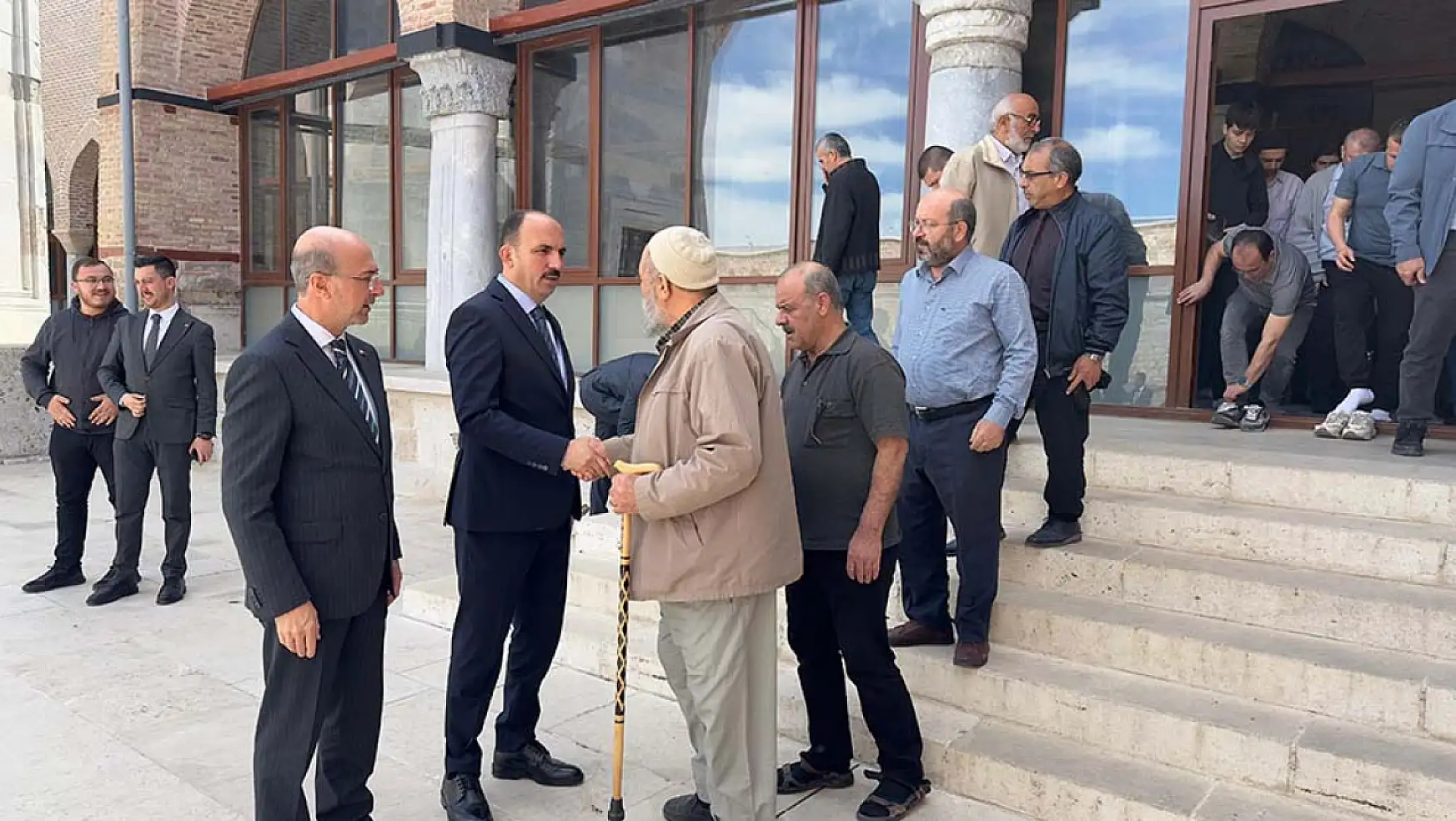 Altay Alaaddin Camii'nde vatandaşlarla buluştu!