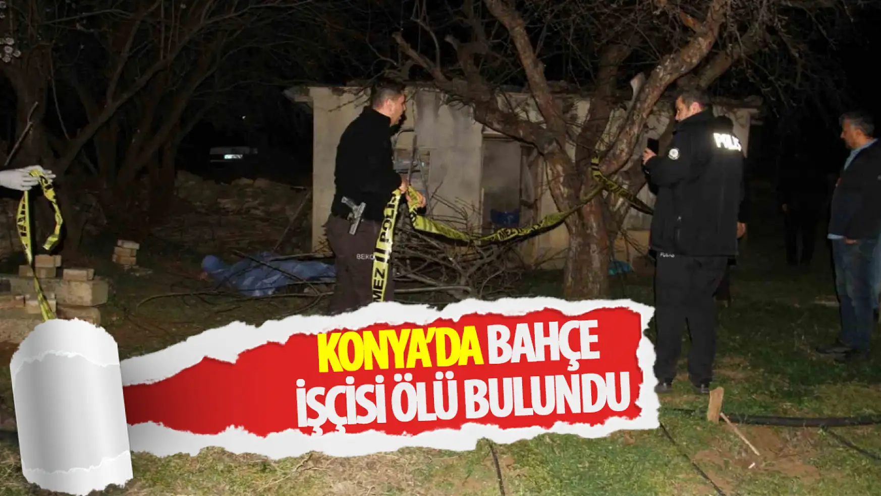 Beyşehir'de bahçe işçisi ölü bulundu