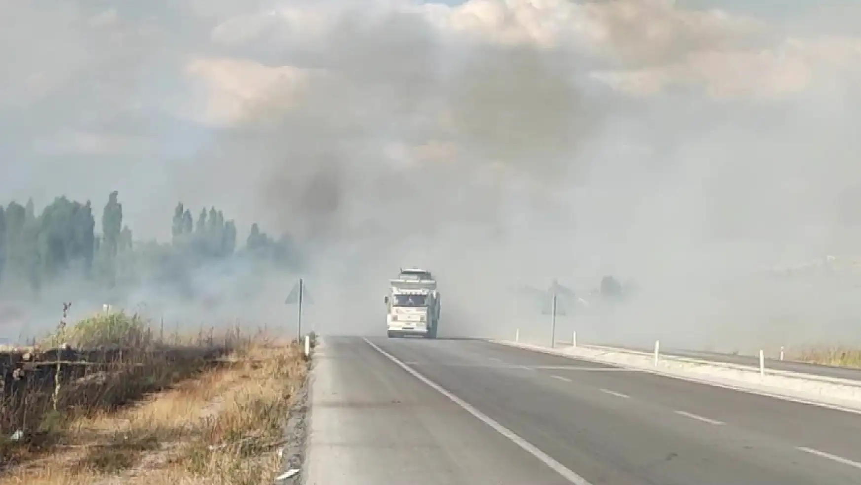 Beyşehir'deki yangınlar kazalara davetiye çıkarıyor