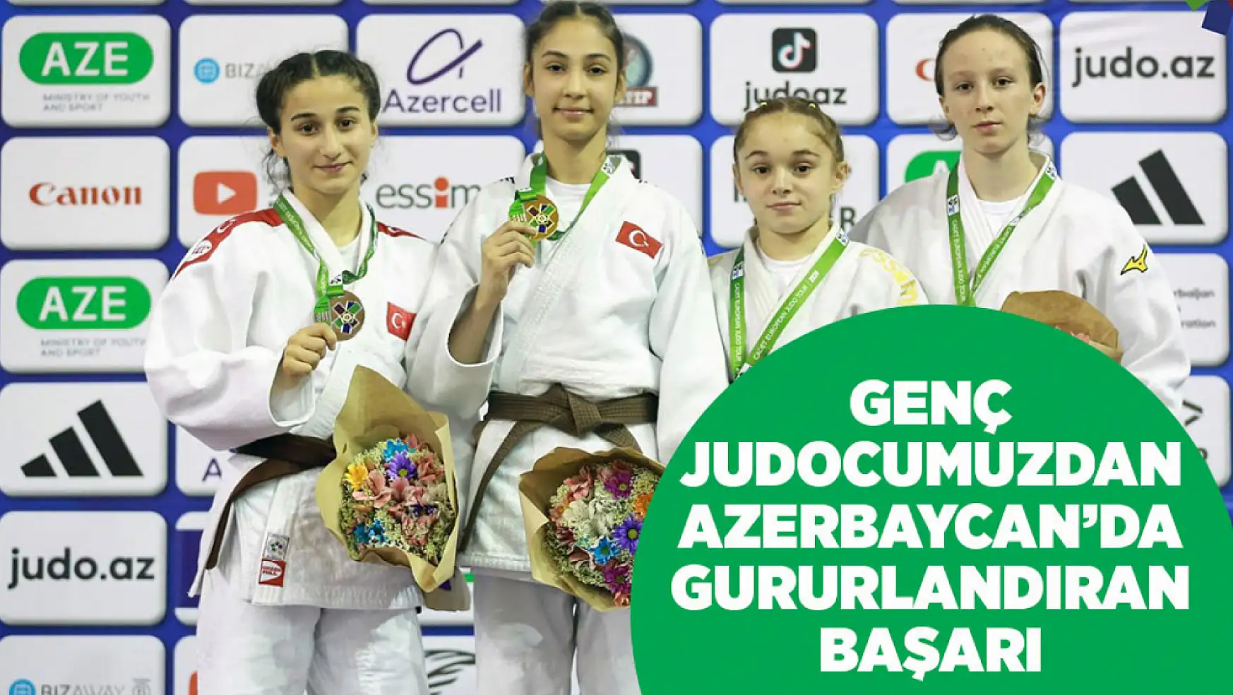 Genç Judocumuzdan Azerbaycan'da gururlandıran başarı