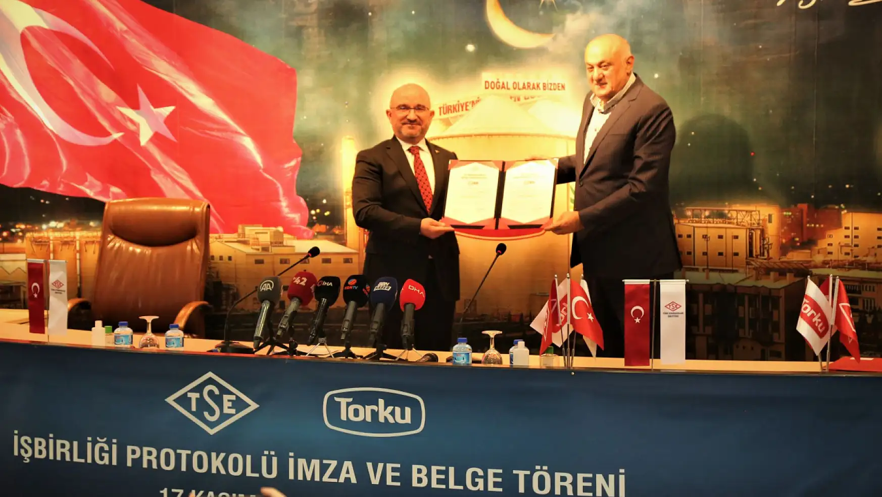 İmzalar atıldı! Anadolu Birlik Holding TSE İş Birliği Protokol Ve Konya Şeker Belge Töreni yapıldı!