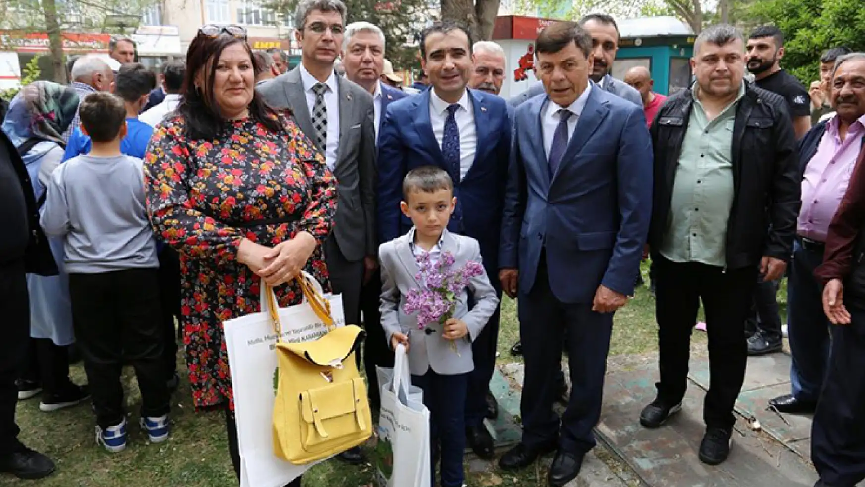 Karaman'da vatandaşlarla bayramlaşma töreni yapıldı