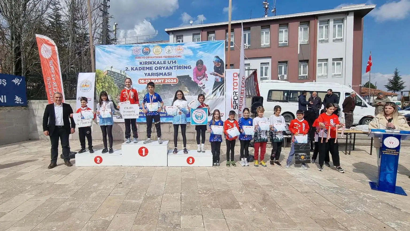 Kırıkkale'de 2'nci Kademe Oryantiring Yarışması Tamamlandı