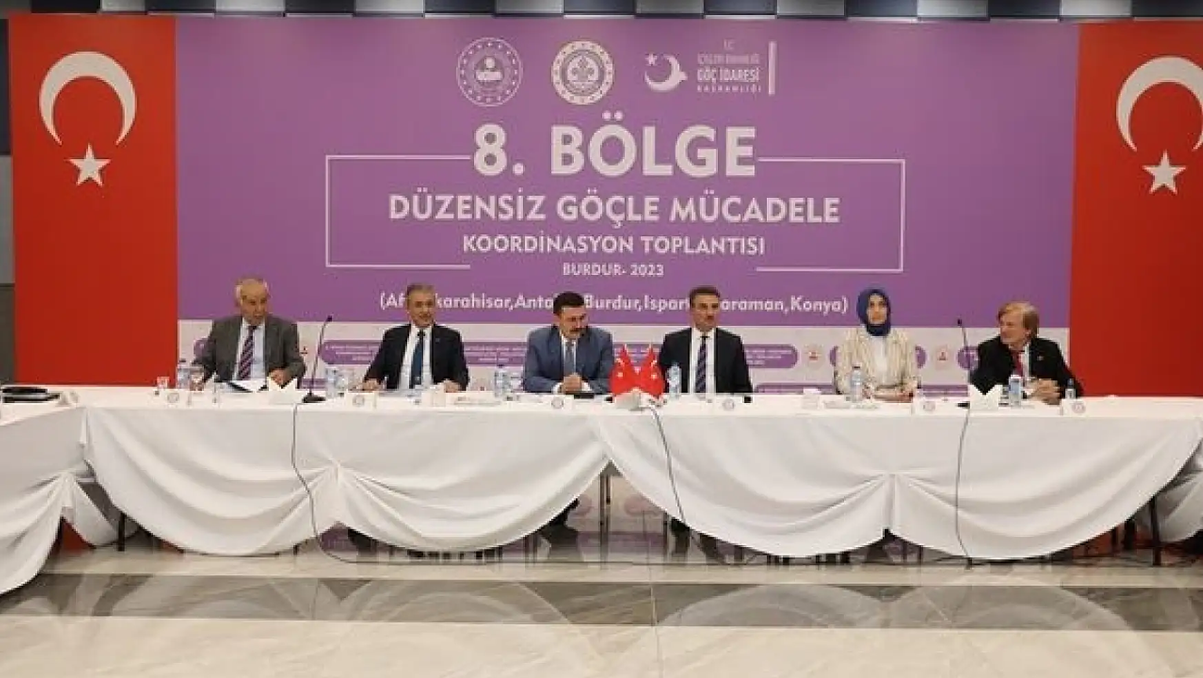 Konya, Burdur'da düzenlenen Düzensiz Göçle Mücadele Toplantısına katıldı