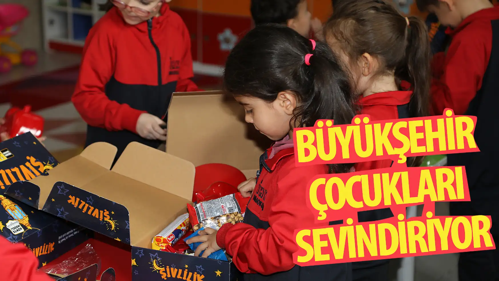 Konya Büyükşehir Belediyesi, Çocukları Şivlilik Hediyeleriyle Sevindiriyor