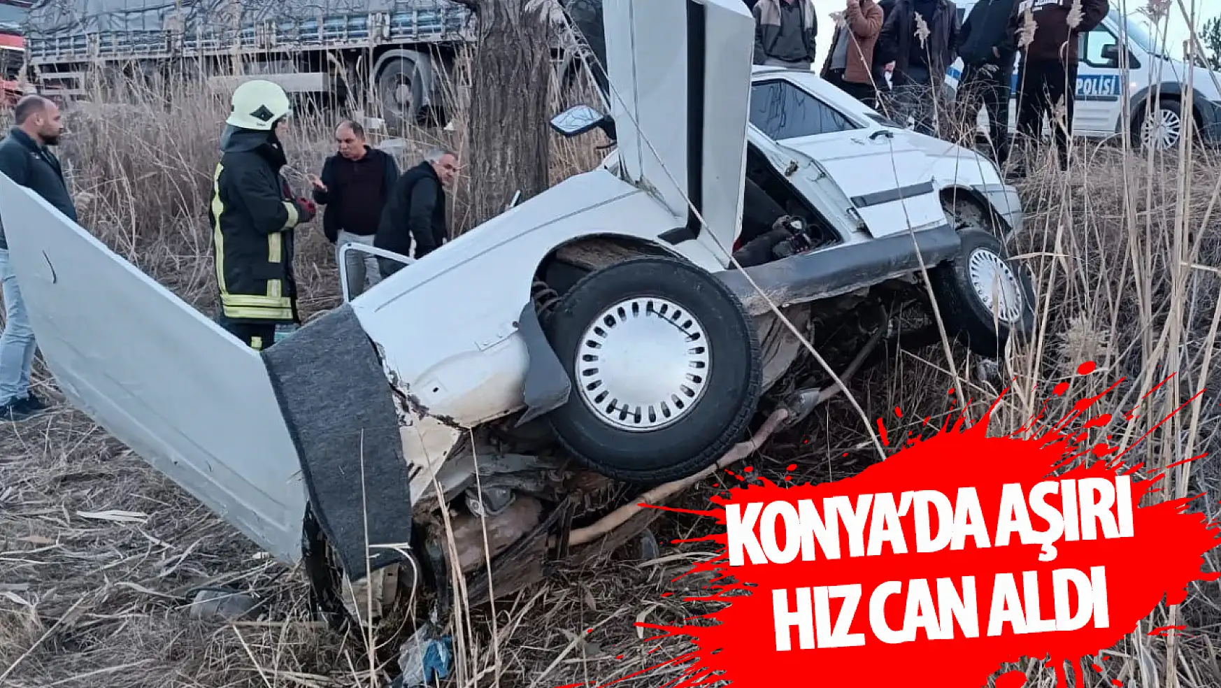 Konya'da aşırı hız can aldı: 3 kişi öldü!