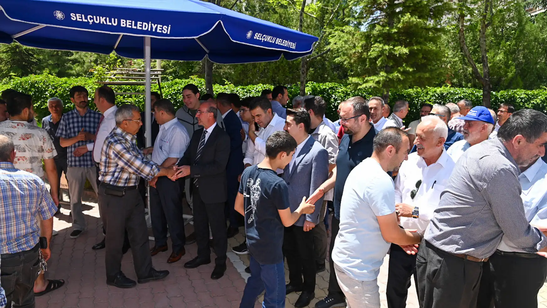 Konya'da başkanlar yazır mahallesinde bir araya geldi