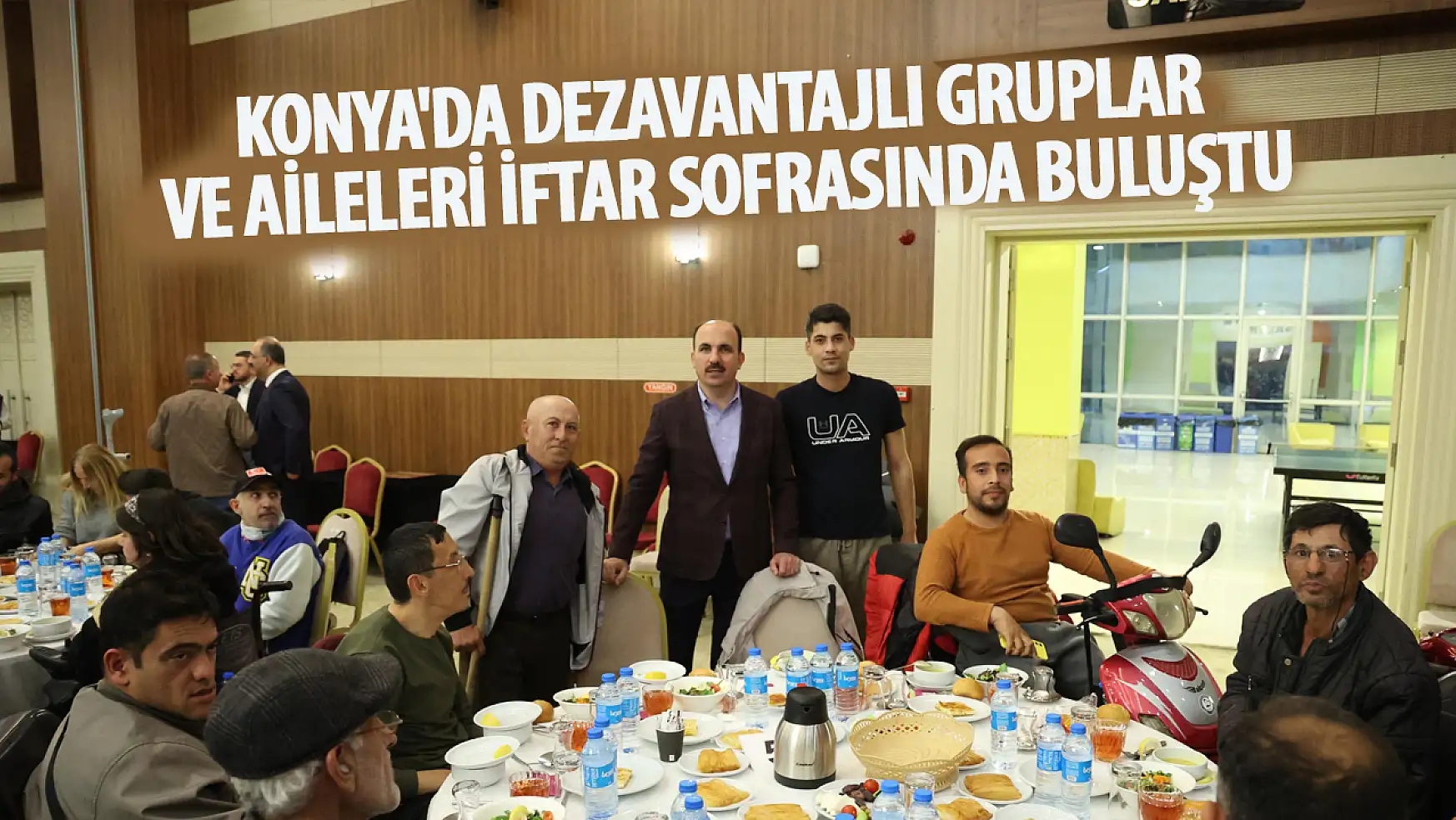 Konya'da Dezavantajlı Gruplar ve Aileleri İftar Sofrasında Buluştu