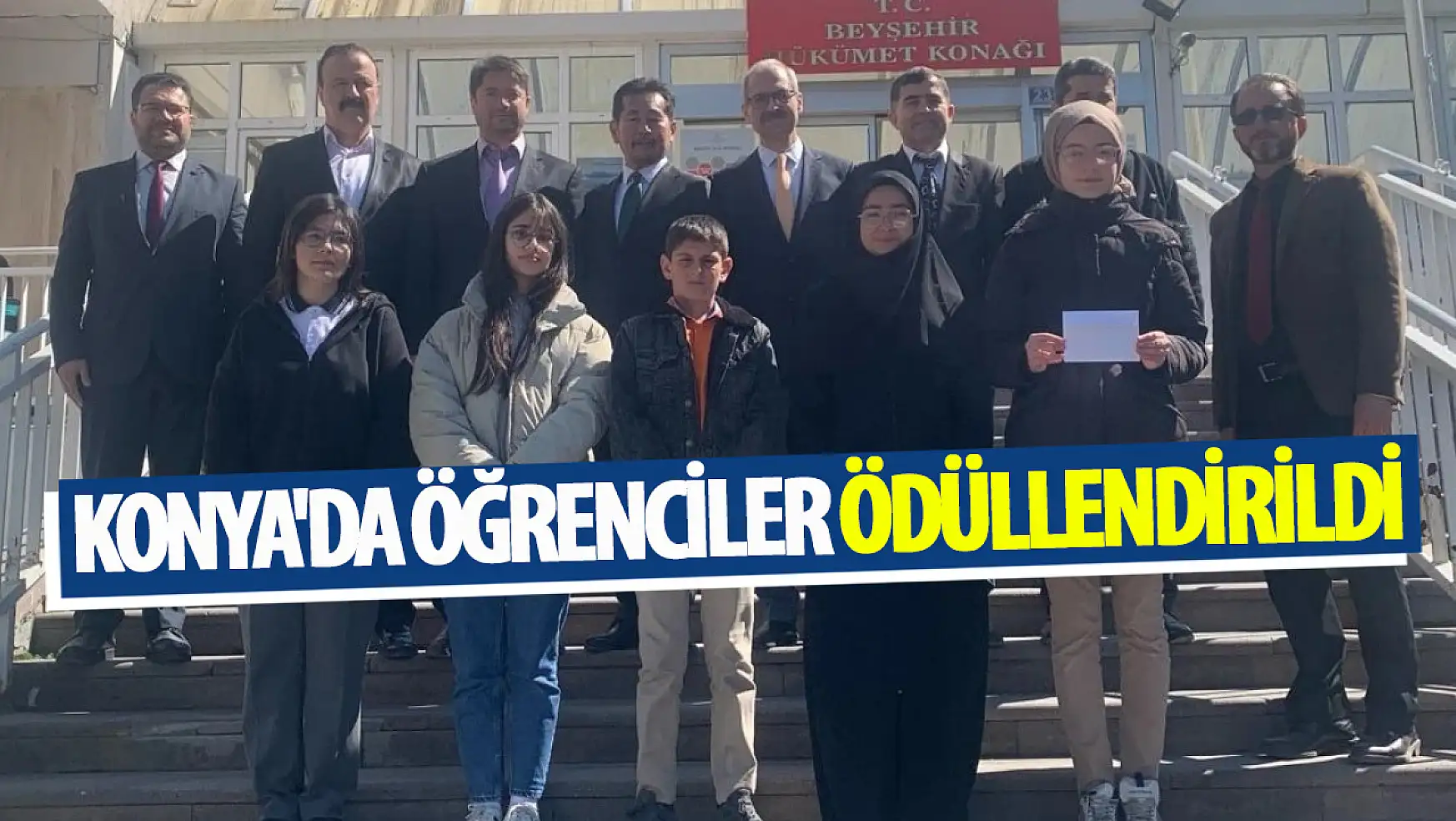 Konya'da öğrenciler ödüllendirildi!