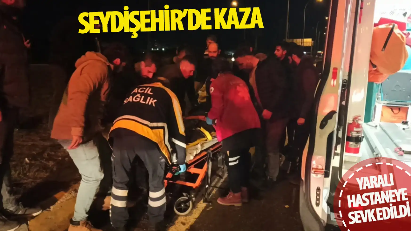 Konya'da otomobiller çarpıştı: 1 yaralı 