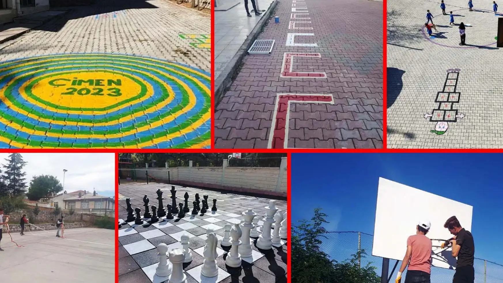 Konya'da -Şehrimiz İmzamız- projesi ile okullar geleneksel oyun alanlarına kavuşuyor