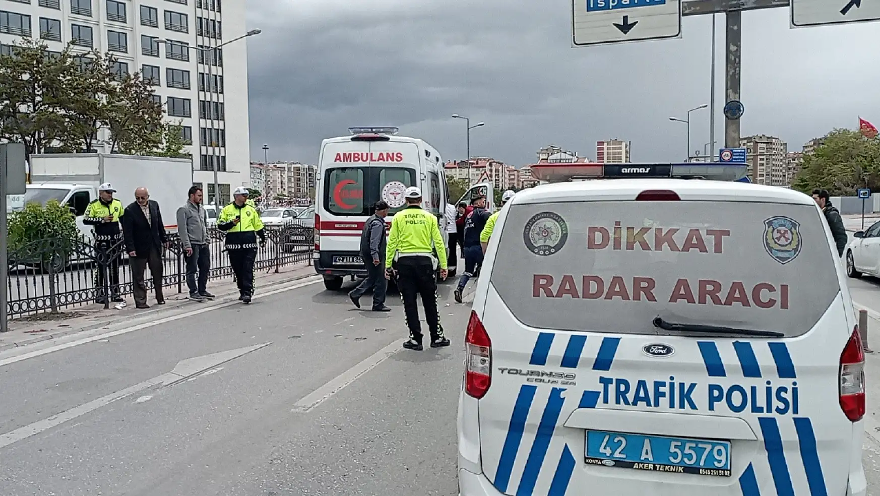Konya'da trafik kazası