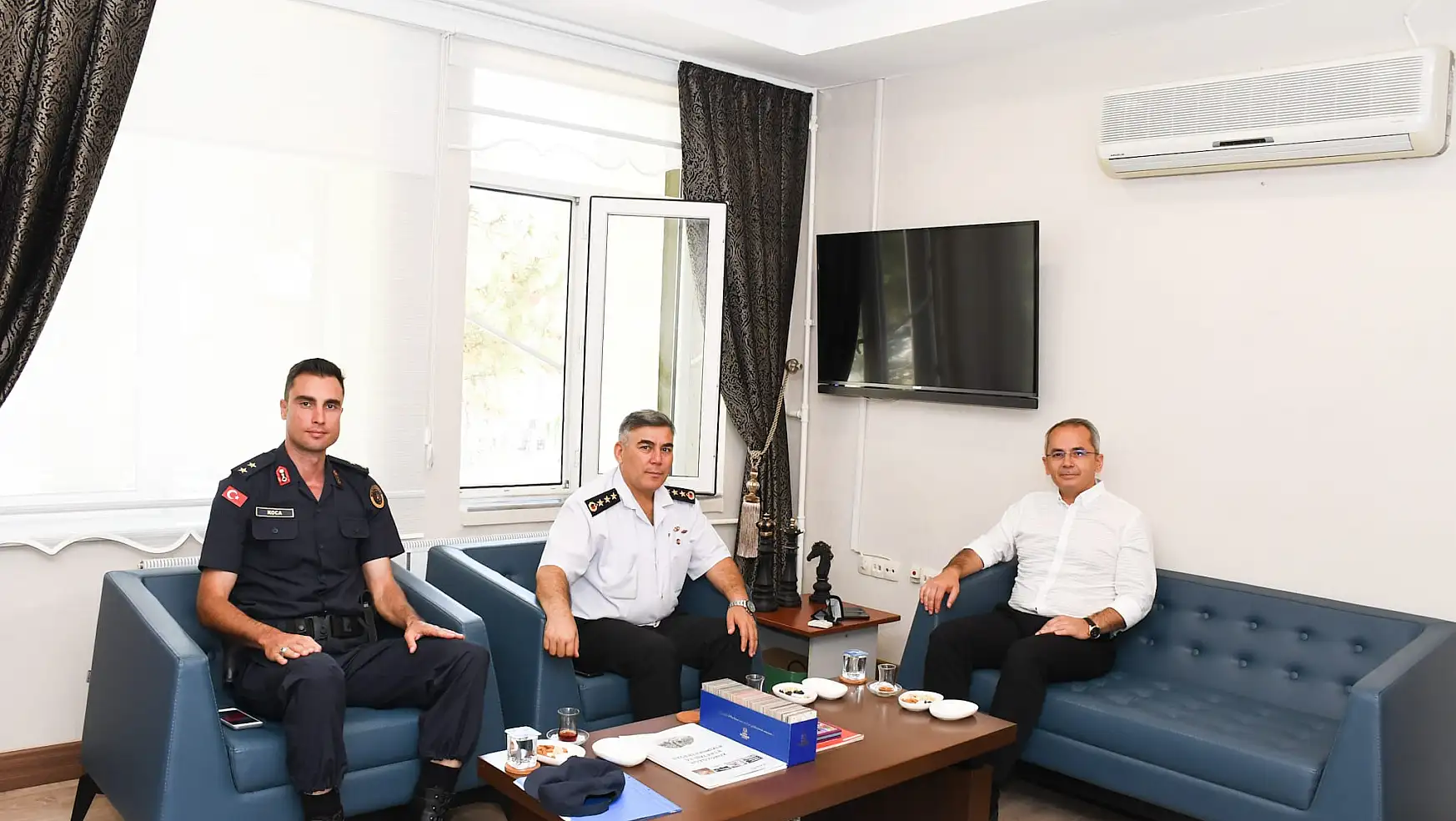 Konya İl Jandarma Alay Komutanı Yardımcısı Albay Demirel'den Seydişehir'e ziyaret