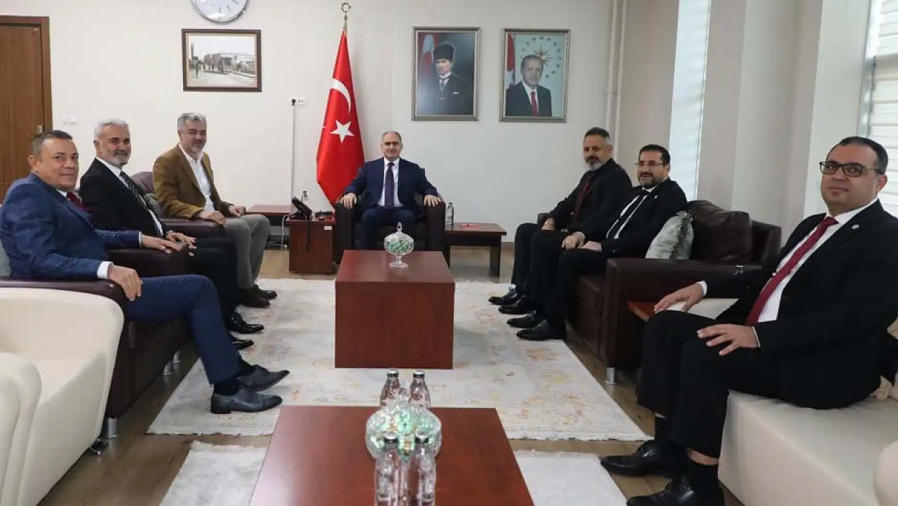 Konya Valisi, Konyaspor yeni yönetimini ağırladı
