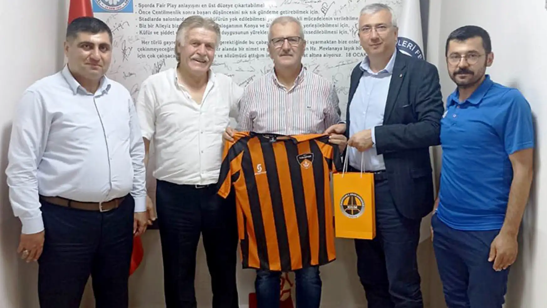 Konya Yolspor Kulübü Yöneticileri Konya ASKF'yi ziyaret etti