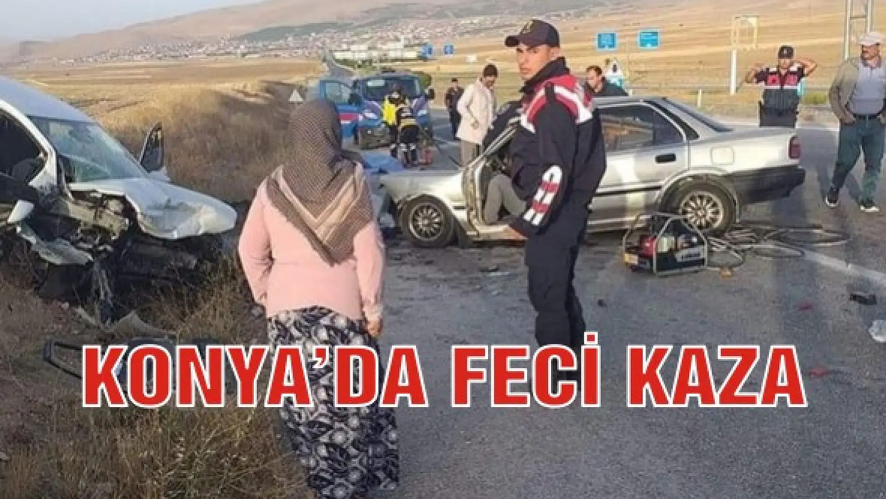 Konya'da katliam gibi kaza