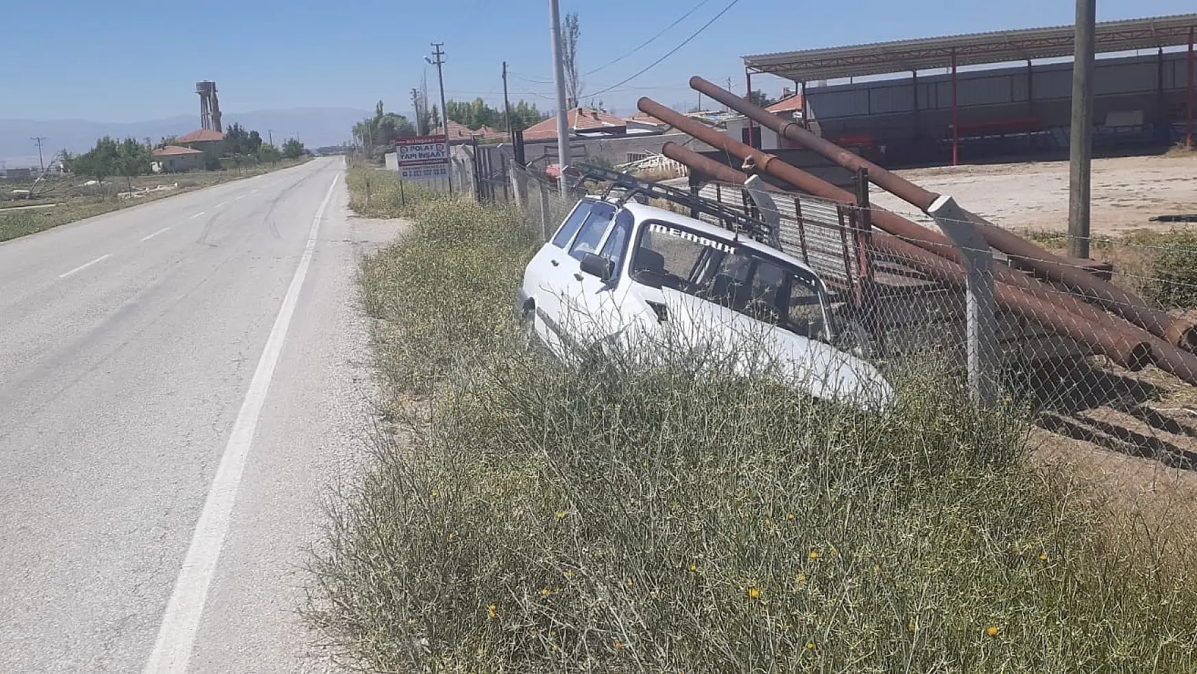 Konya'da otomobiller çarpıştı: 1 yaralı