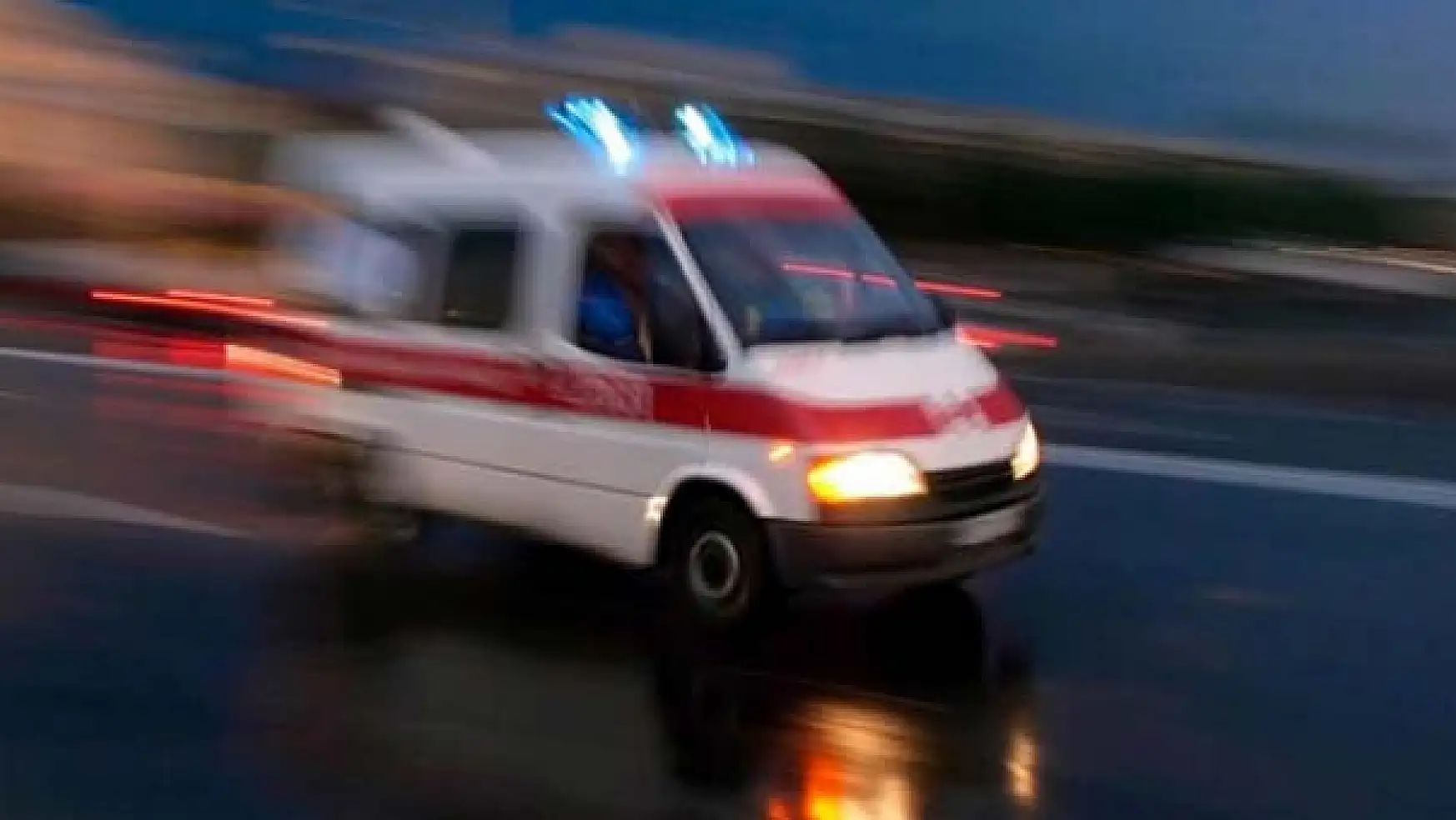 Konya'da trafik kazasında uzman çavuş yaralandı