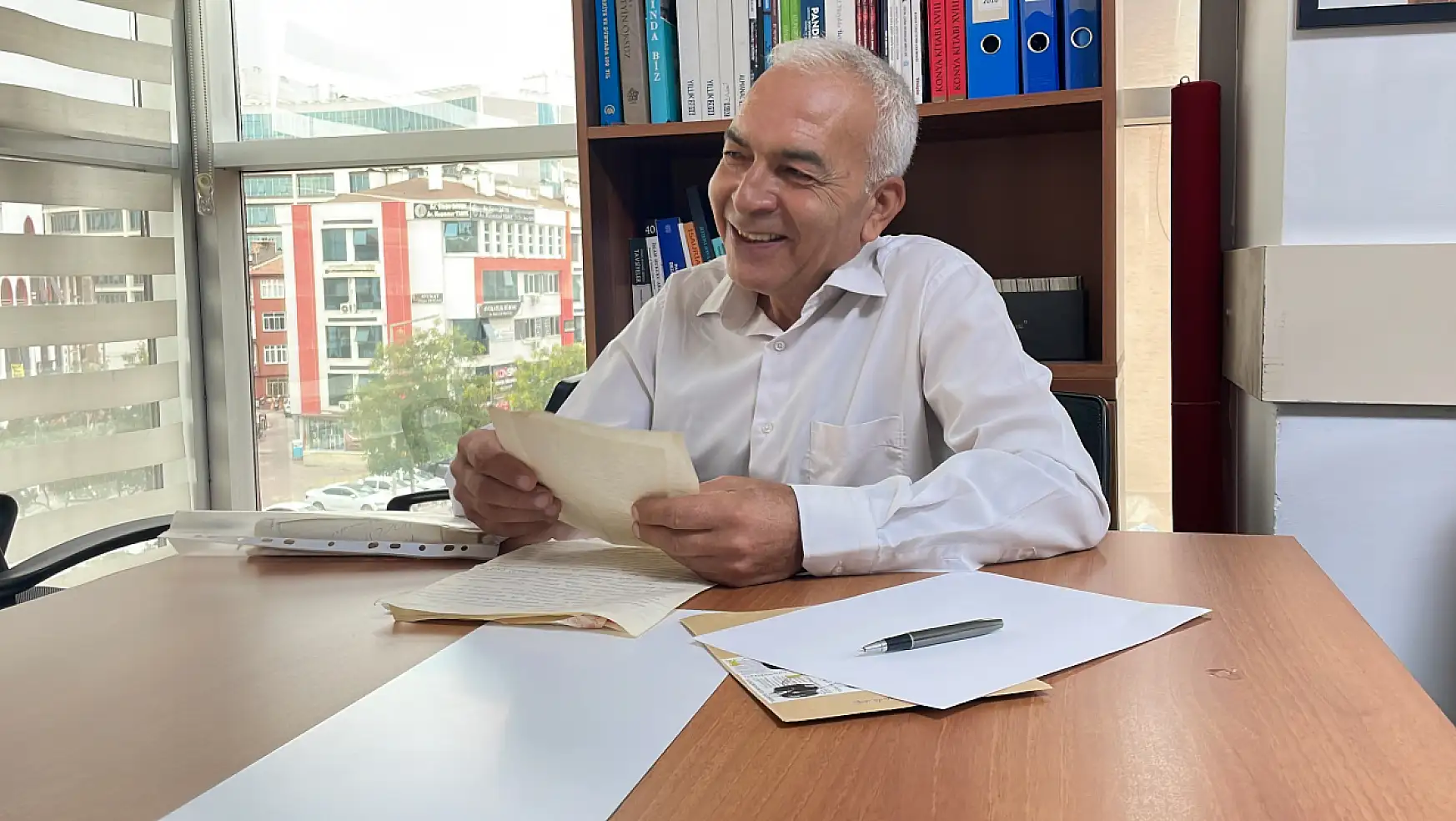 Konyalı Metin Bilgili Cumhuriyet'in 100. Yılı için mektup yazdı
