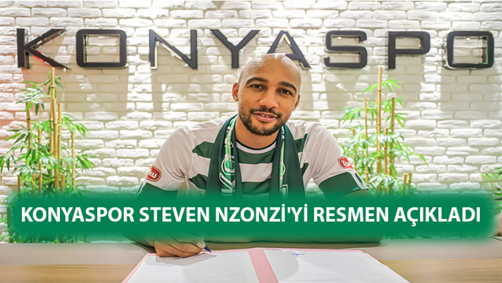 Konyaspor Steven Nzonzi'yi resmen açıkladı