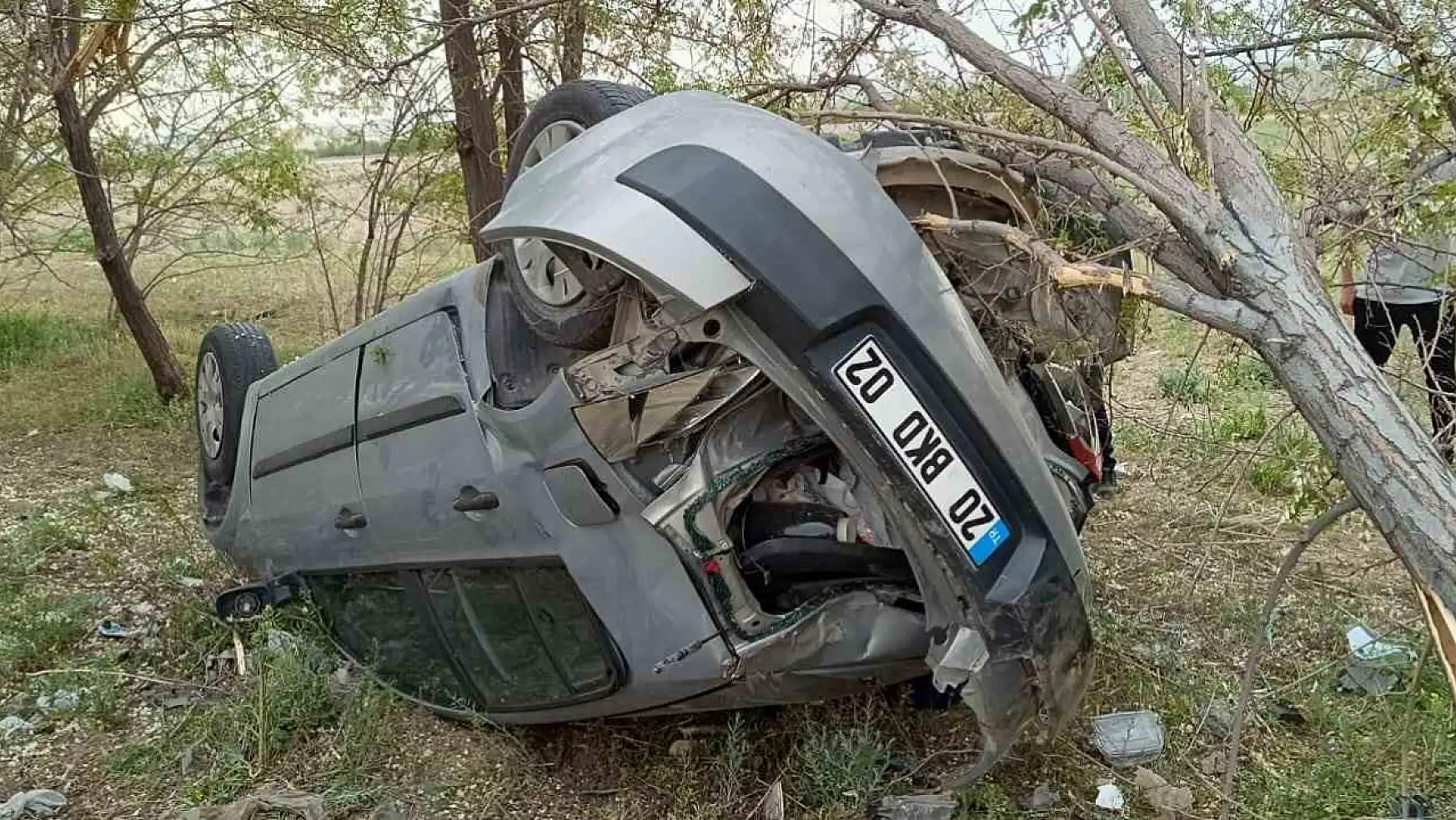 Lastik patlamasıyla sonuçlanan kaza: Ereğli'de 4 yaralı