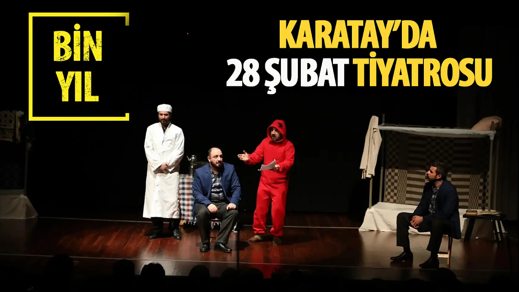 'Postmodern darbe'yi konu alan oyun Karatay'da sahnelendi
