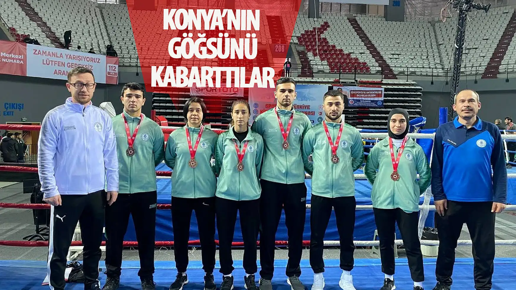 Selçuklu Belediyespor Kick Boks Takımı Türkiye Şampiyonasına damga vurdu