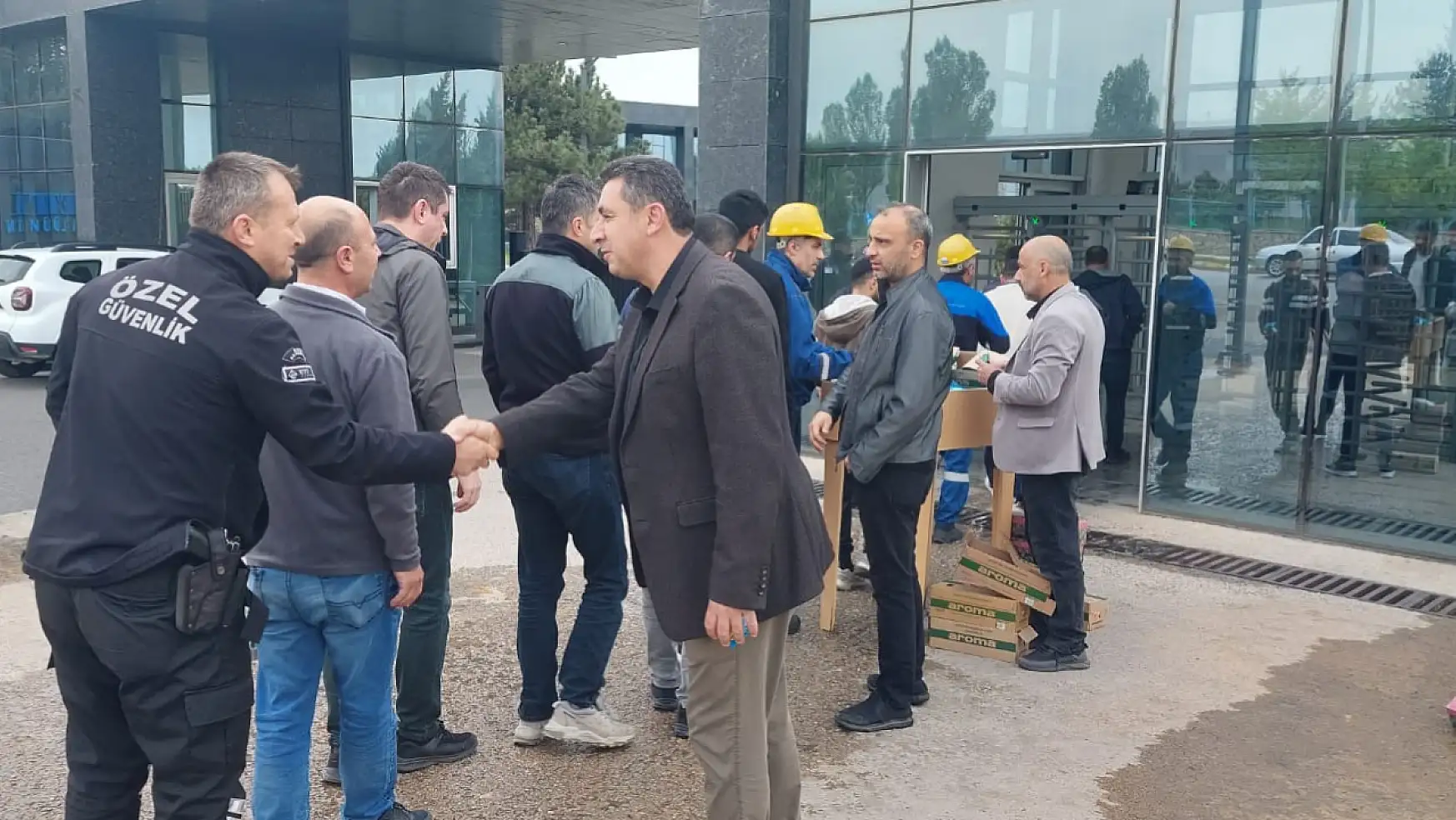 Seydişehir Öz Çelik İş Sendikası'ndan işçilere ziyaret