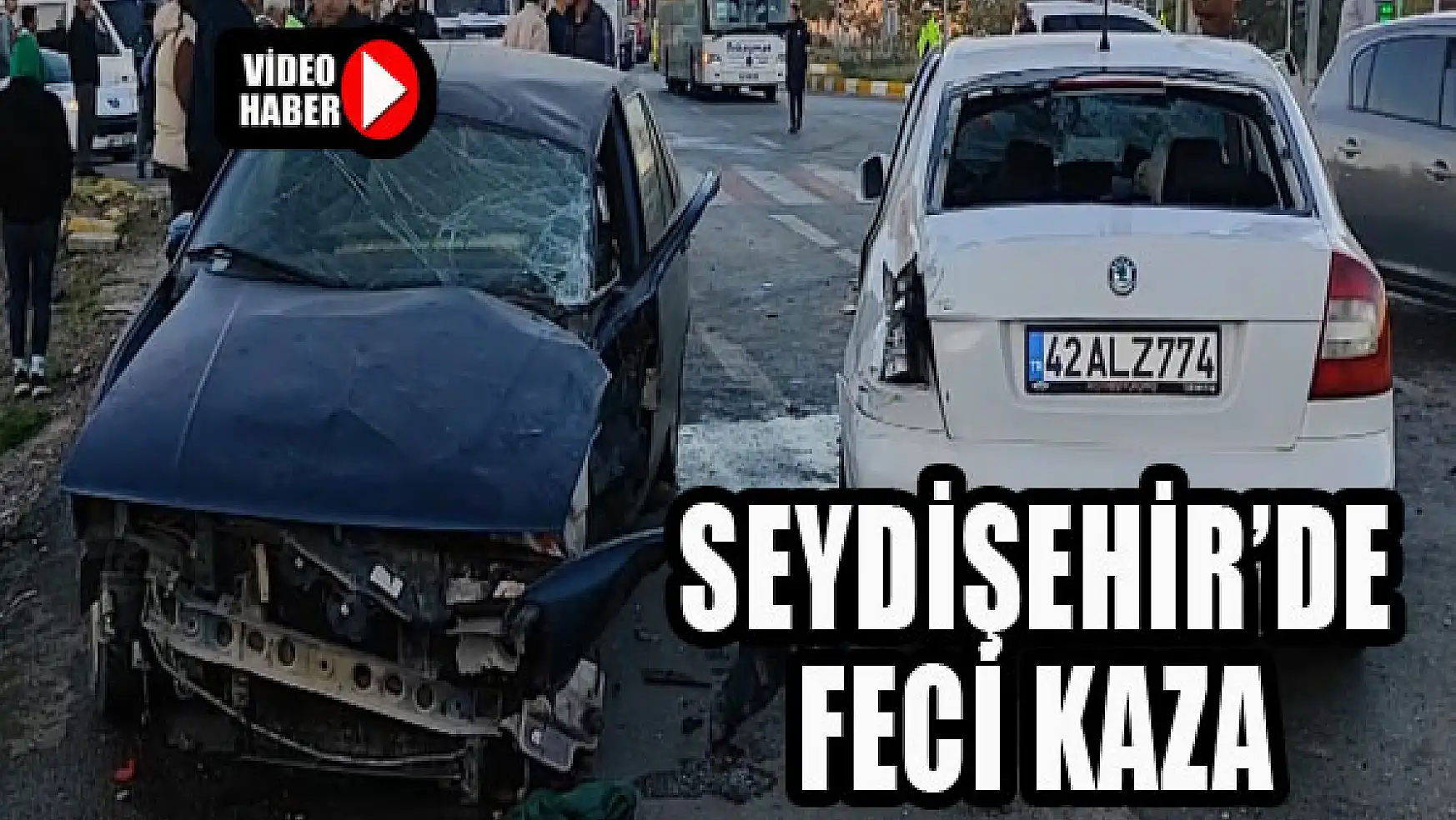 Seydişehir'de kaza:3 yaralı