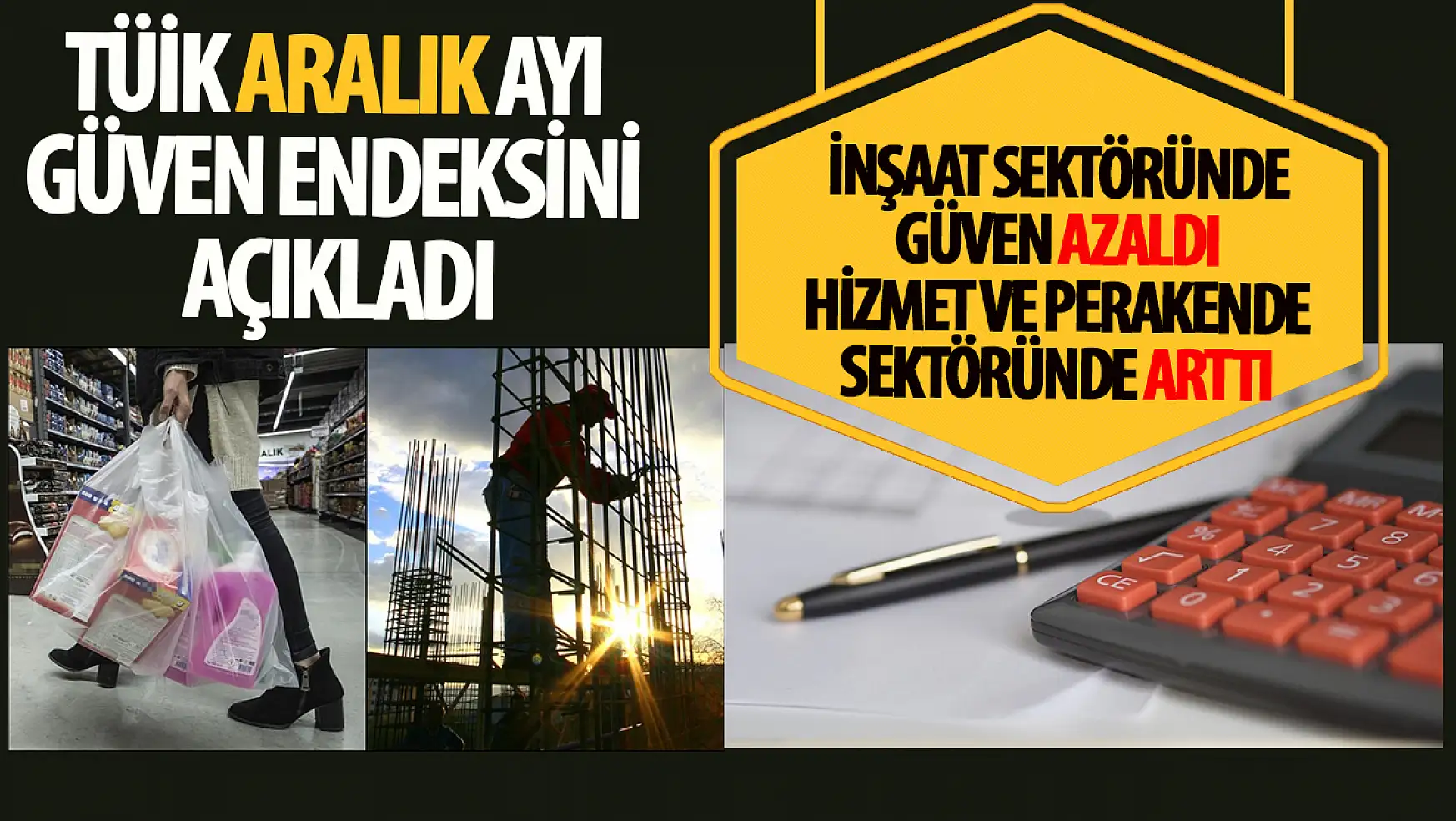 Türkiye'de İnşaat Sektöründe Güven Azalırken, Hizmet ve Perakende Ticarette Artış Gözlendi